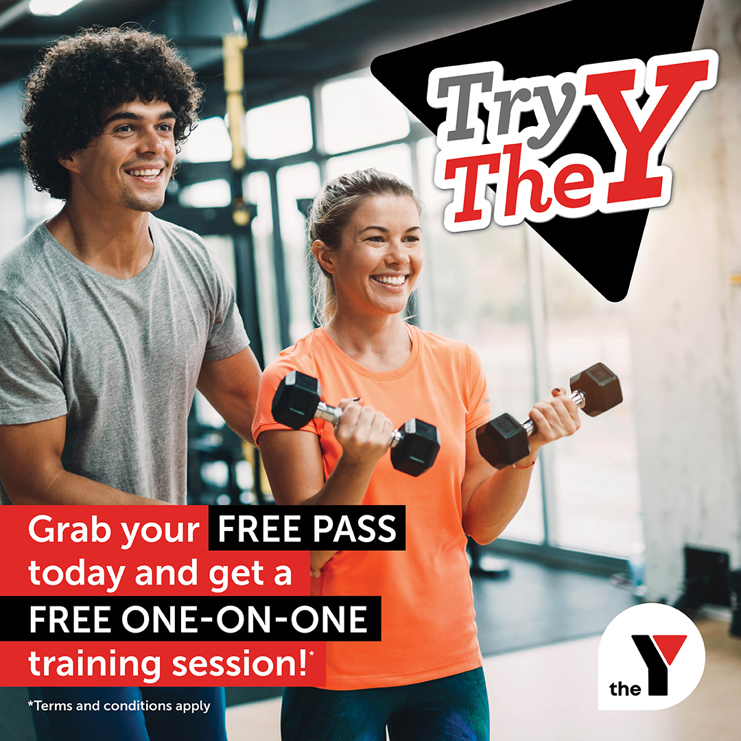 Try The Y this October and get a free one-to-one personal training session